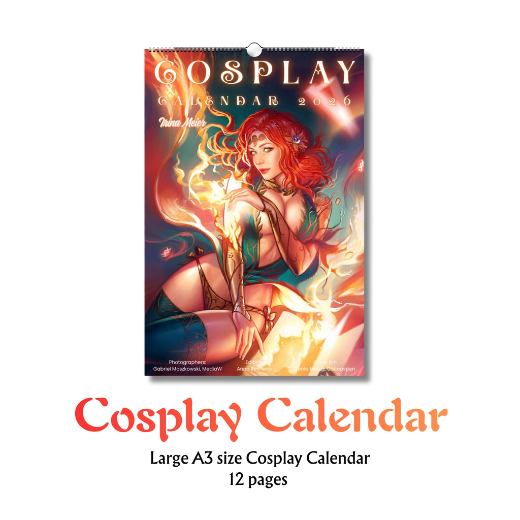 Cosplay Calendar 2026 - Irina Meier (EU & Rest of the World) A3 size